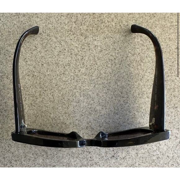 Chanel Sunglasses CH5435, Black/Gold, Brown/black Tortoise Gradient Lens - Picture 6 of 11